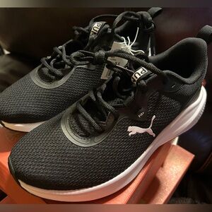 Puma Black and White Running Shoes NEW